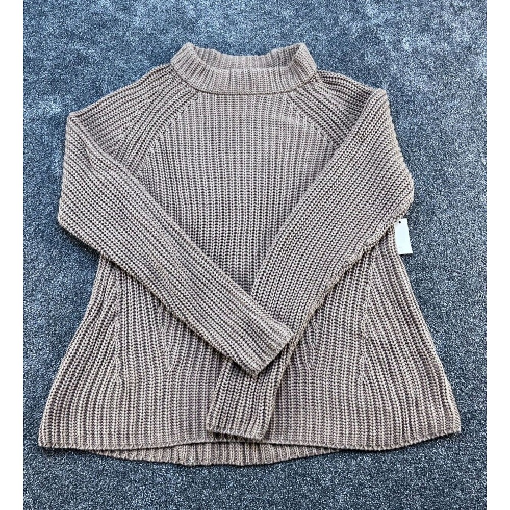 Goodthreads Womens‎ Camel Heather Knit Pullover Sweater Large NEW